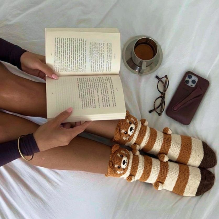 Roter Panda Cuddle Socks